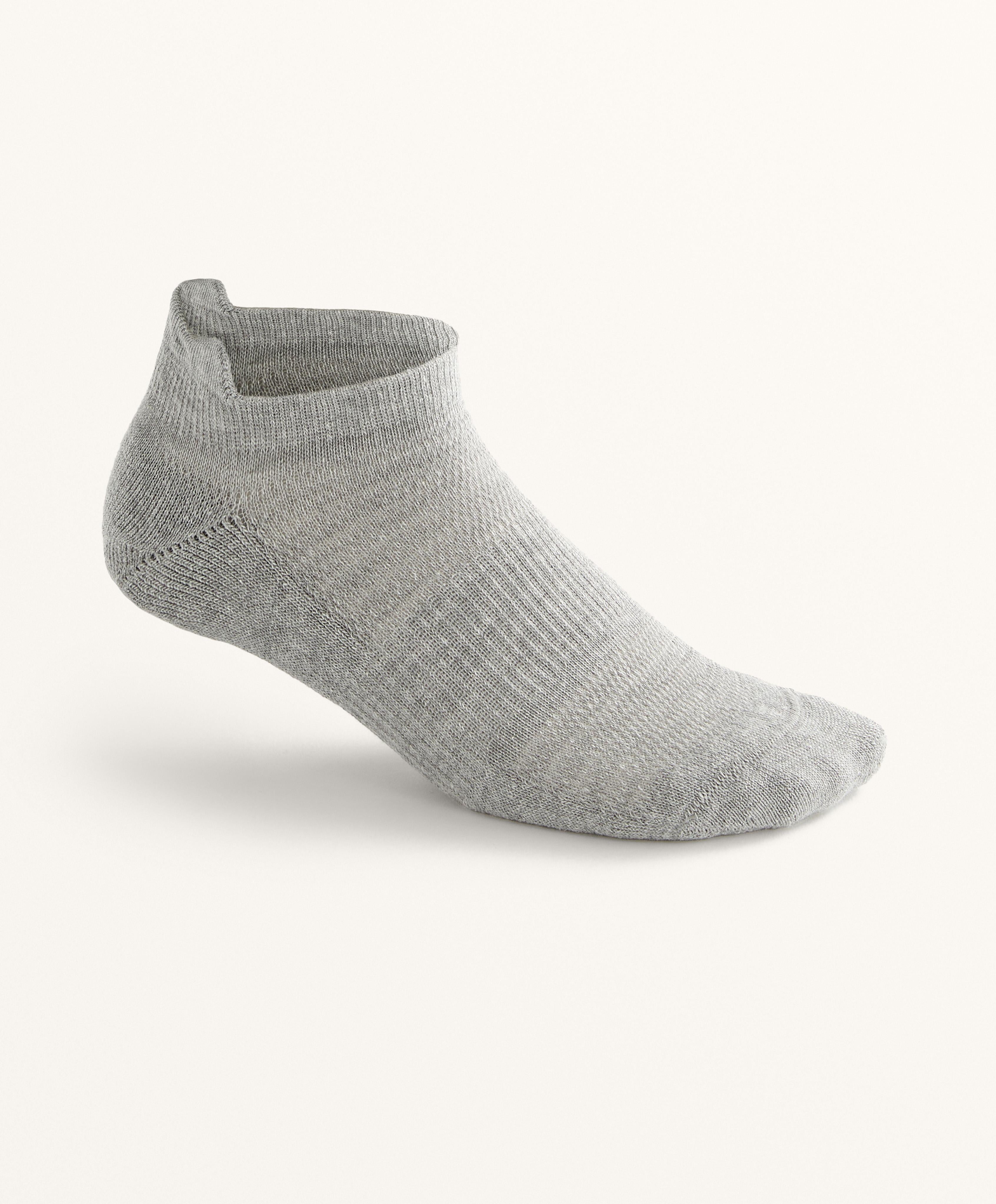 3 PAIRS OF COTTON BLEND SPORTS SNEAKER SOCKS WITH HEEL TAB