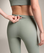 COMFORTLUX RIB HIGH WAISTED ANKLE LENGTH LEGGINGS