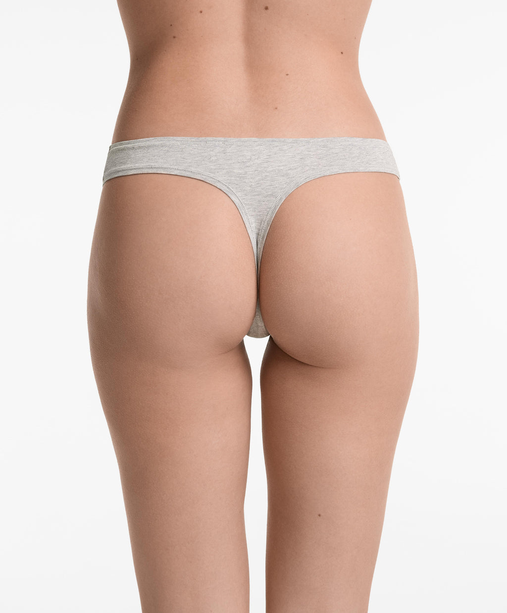 5 PACK COTTON BLEND THONG BRIEFS