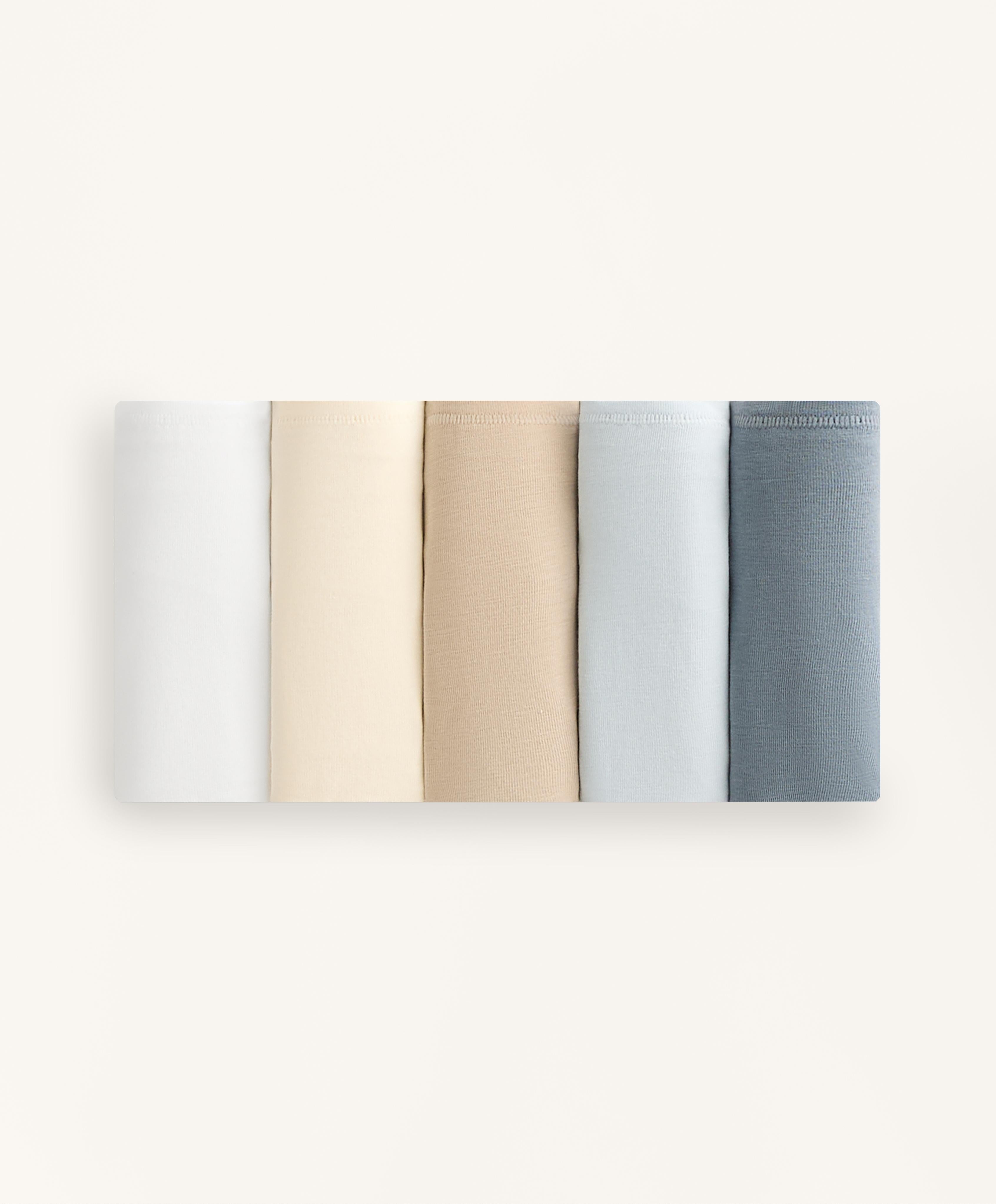 5 BRAZILIAN COTTON BLEND KNICKERS