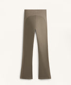 HIGH RISE COMFORTLUX RIB FLARE TROUSERS