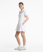 COTTON BLEND PIQUE BERMUDA SHORTS WITH BUCKLE