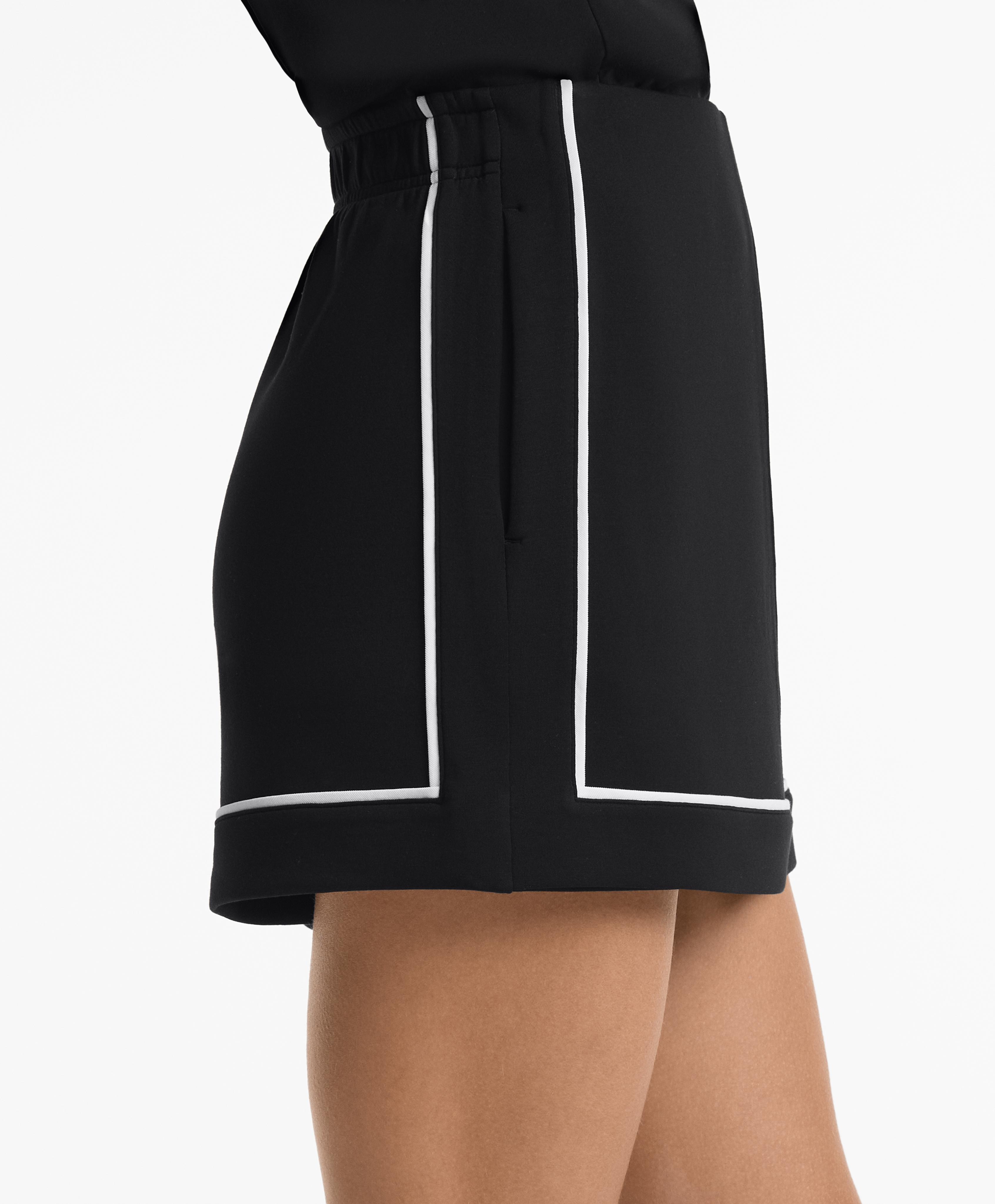 PIPING CULOTTES WITH SOFT TOUCH MODAL