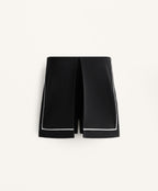 PIPING CULOTTES WITH SOFT TOUCH MODAL