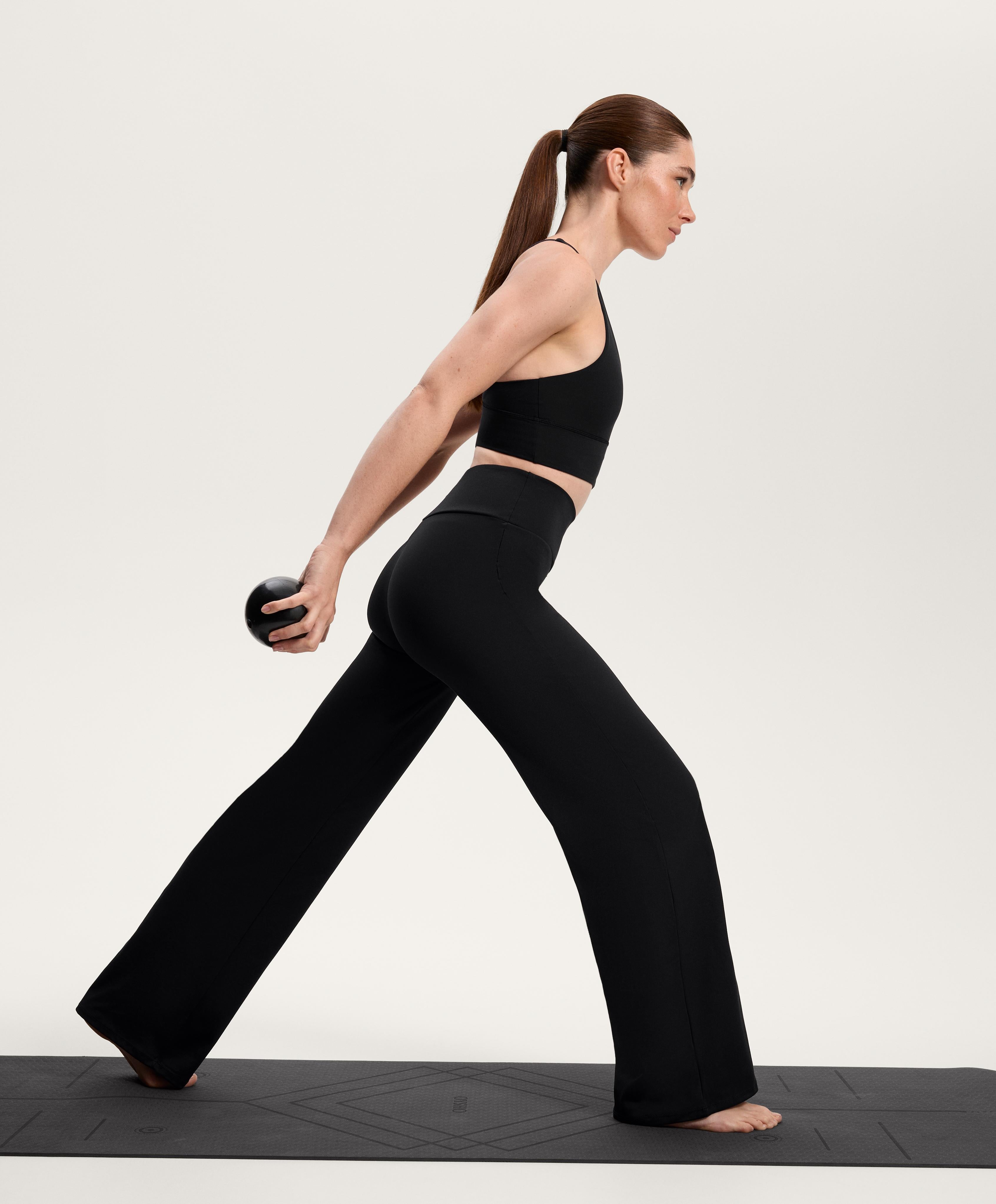 COMFORTLUX HIGH RISE STRAIGHT LEG TROUSERS