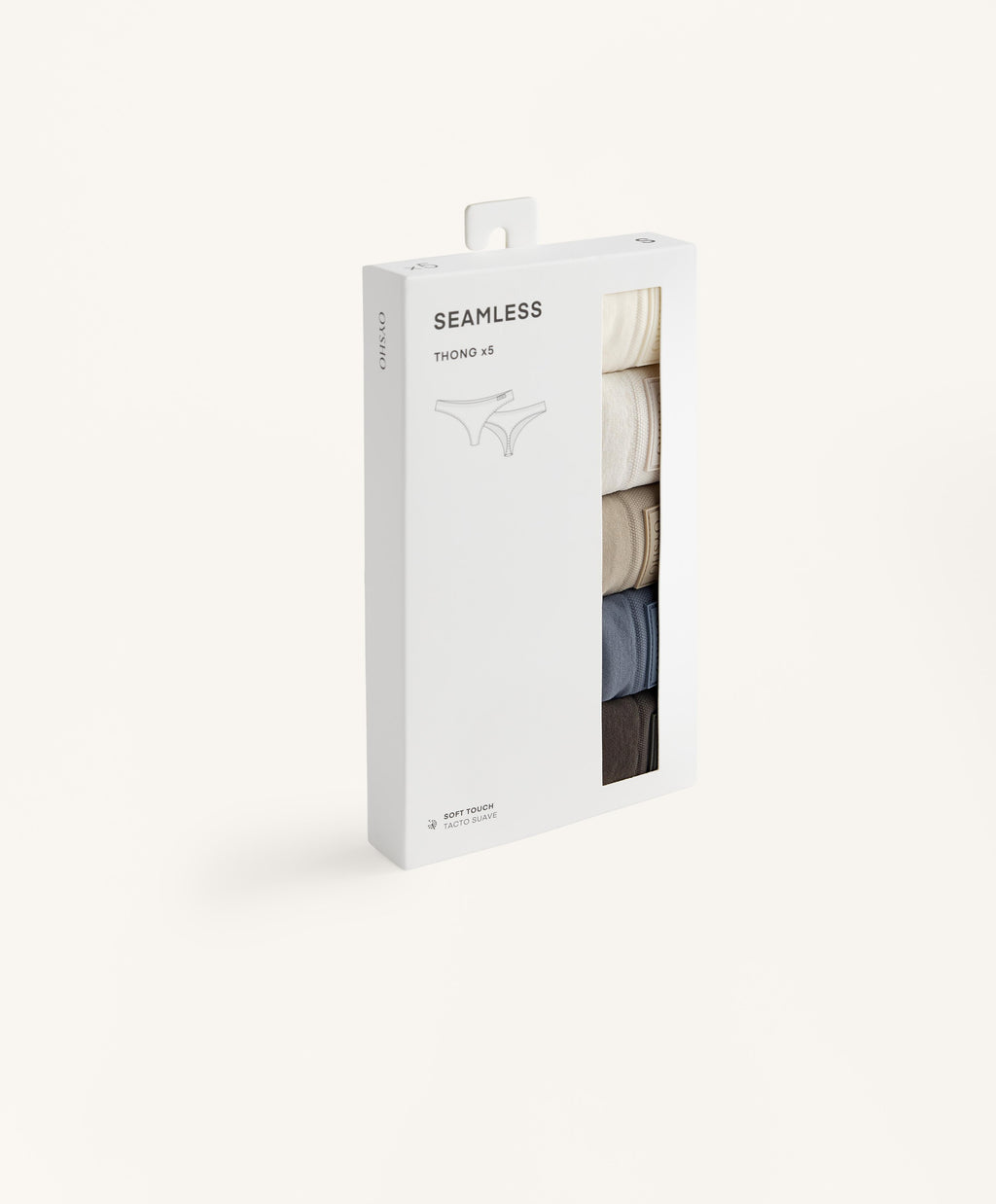 5 SEAMLESS SOFT TOUCH THONGS