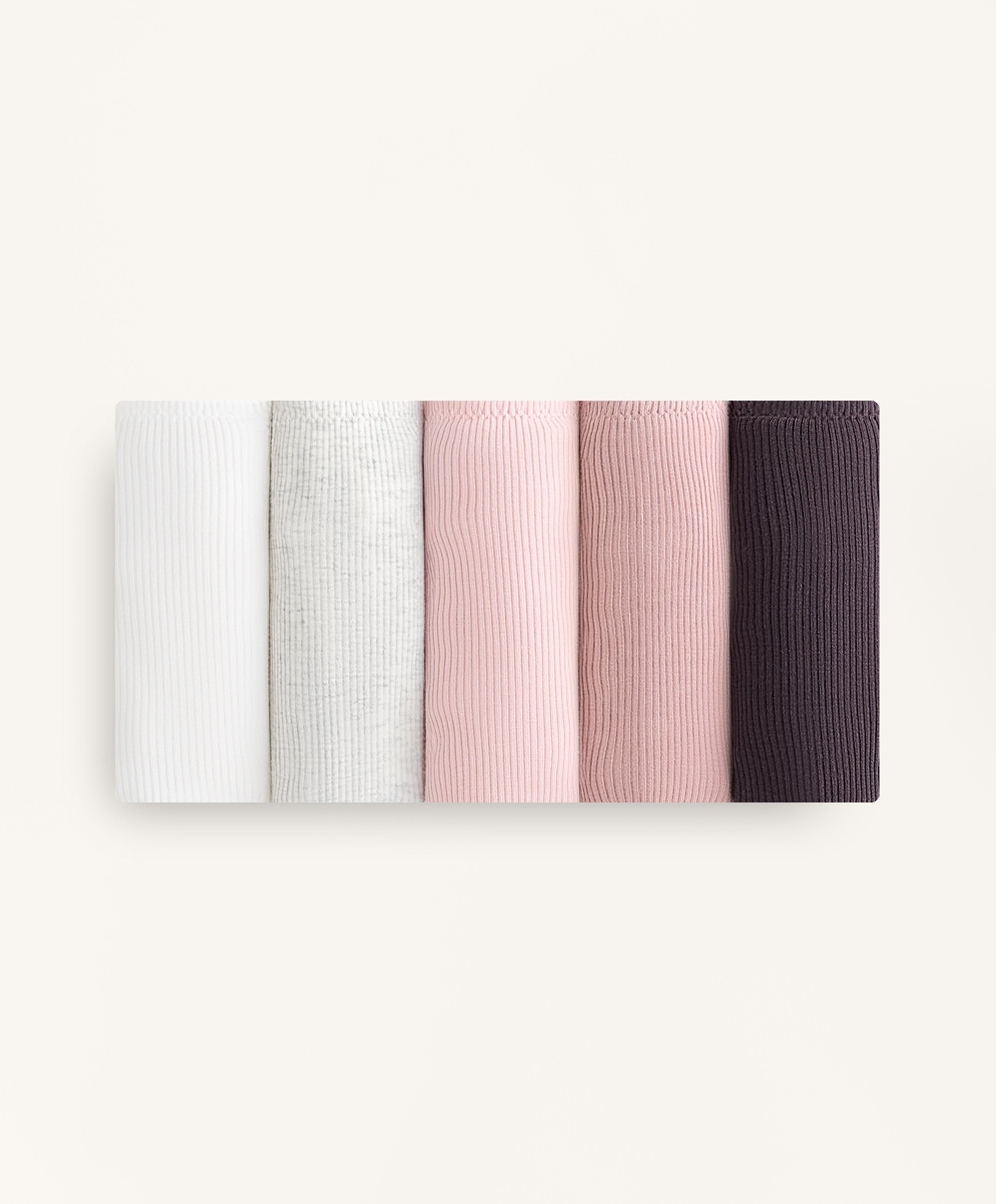 5 RIB COTTON BLEND BRAZILIAN BRIEFS