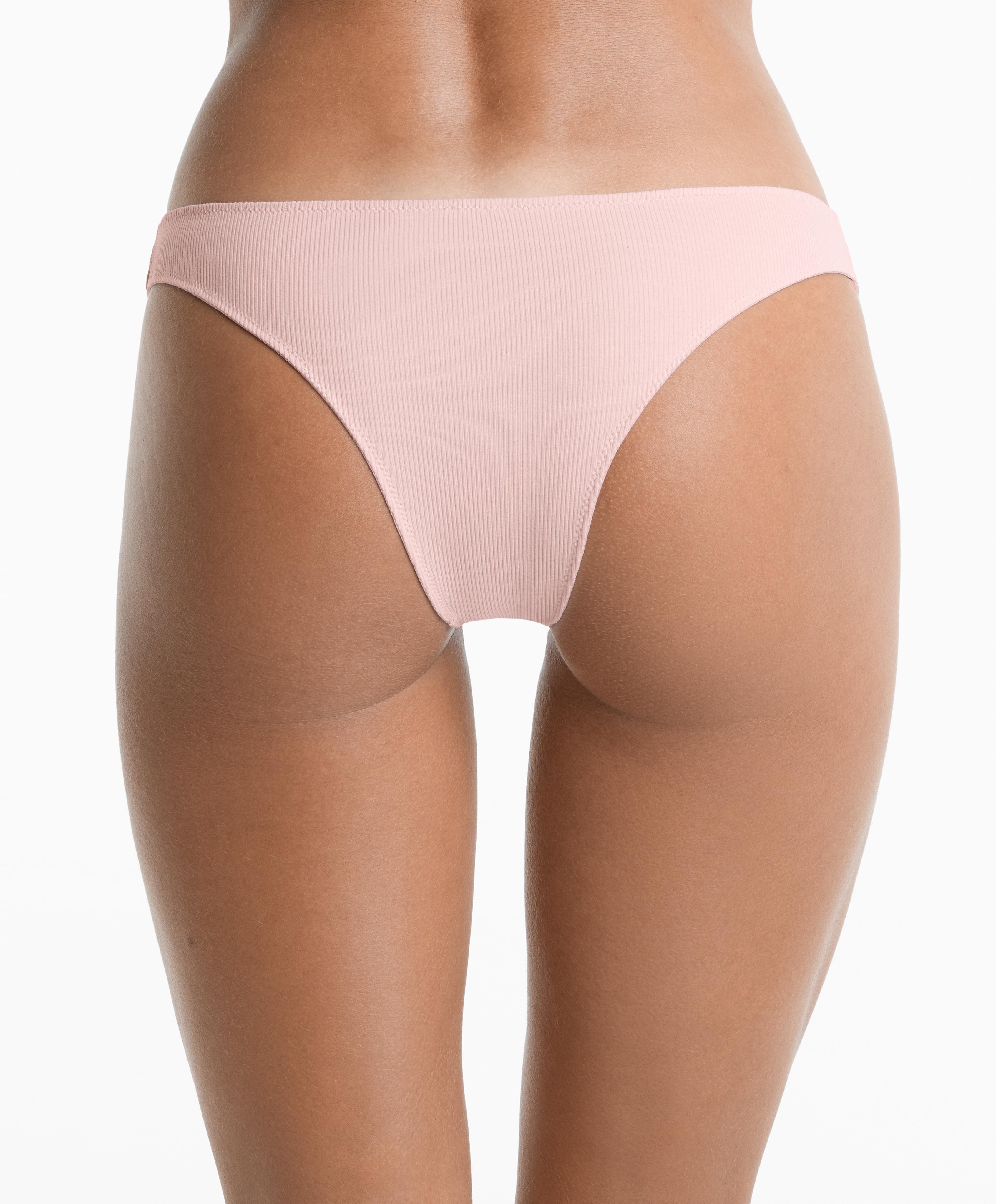 5 RIB COTTON BLEND BRAZILIAN BRIEFS