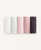 5 CLASSIC RIB COTTON BLEND BRIEFS