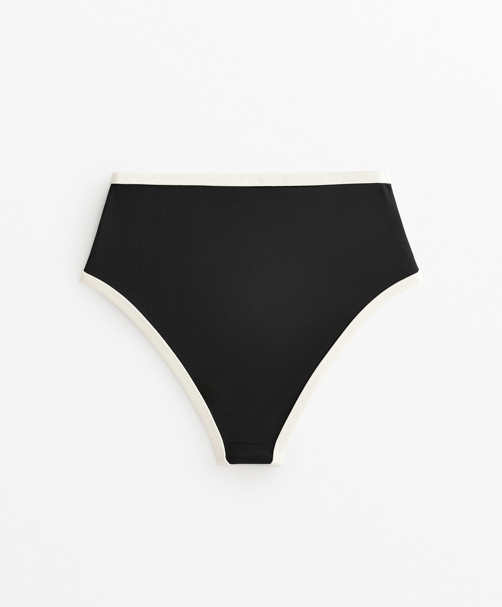 BIKINI HIGH WAISTED BOTTOMS CONTRAST TRIM