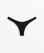 U CUT PIQUE BRAZILIAN BIKINI BRIEFS