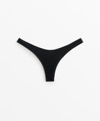 U CUT PIQUE BRAZILIAN BIKINI BRIEFS