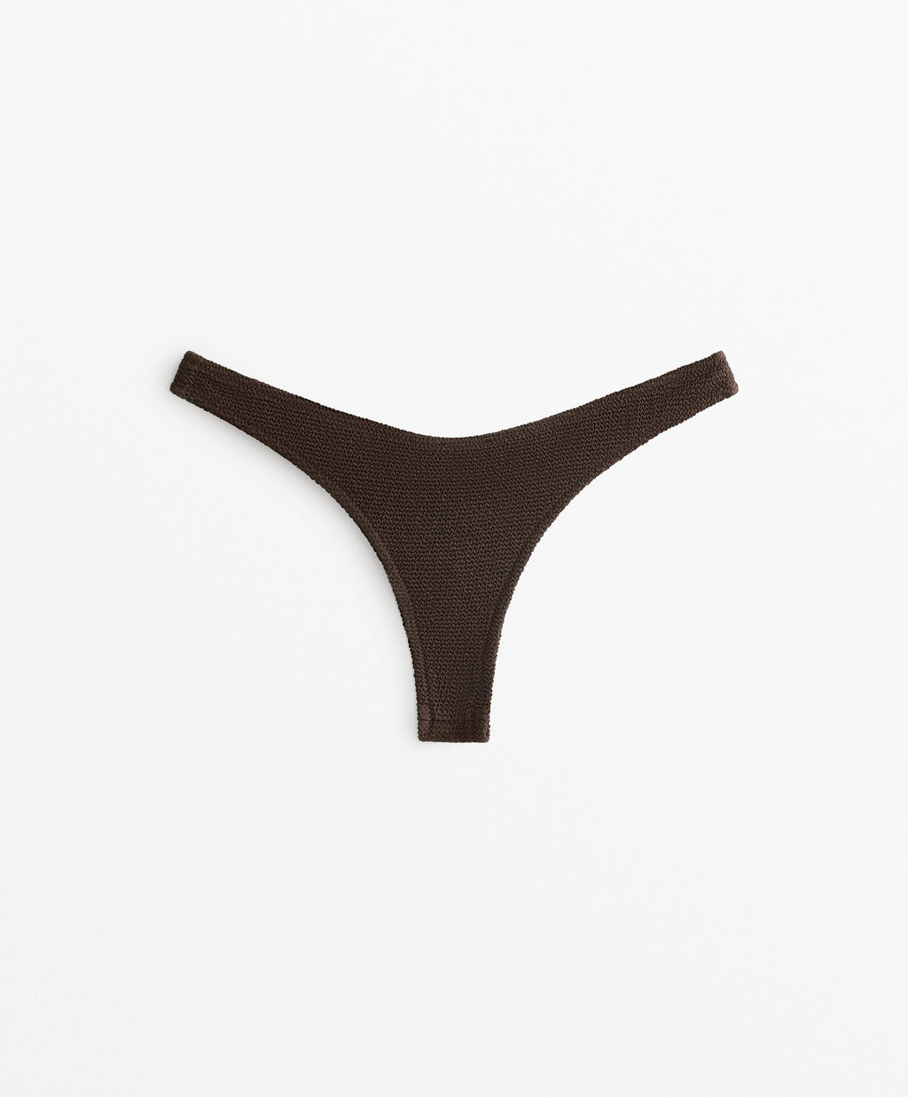 U CUT CRINKLE BRAZILIAN BIKINI BRIEFS