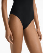PIQUE V NECK SWIMSUIT