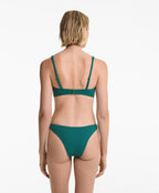 U CUT PIQUE MID COVERAGE BIKINI BOTTOMS