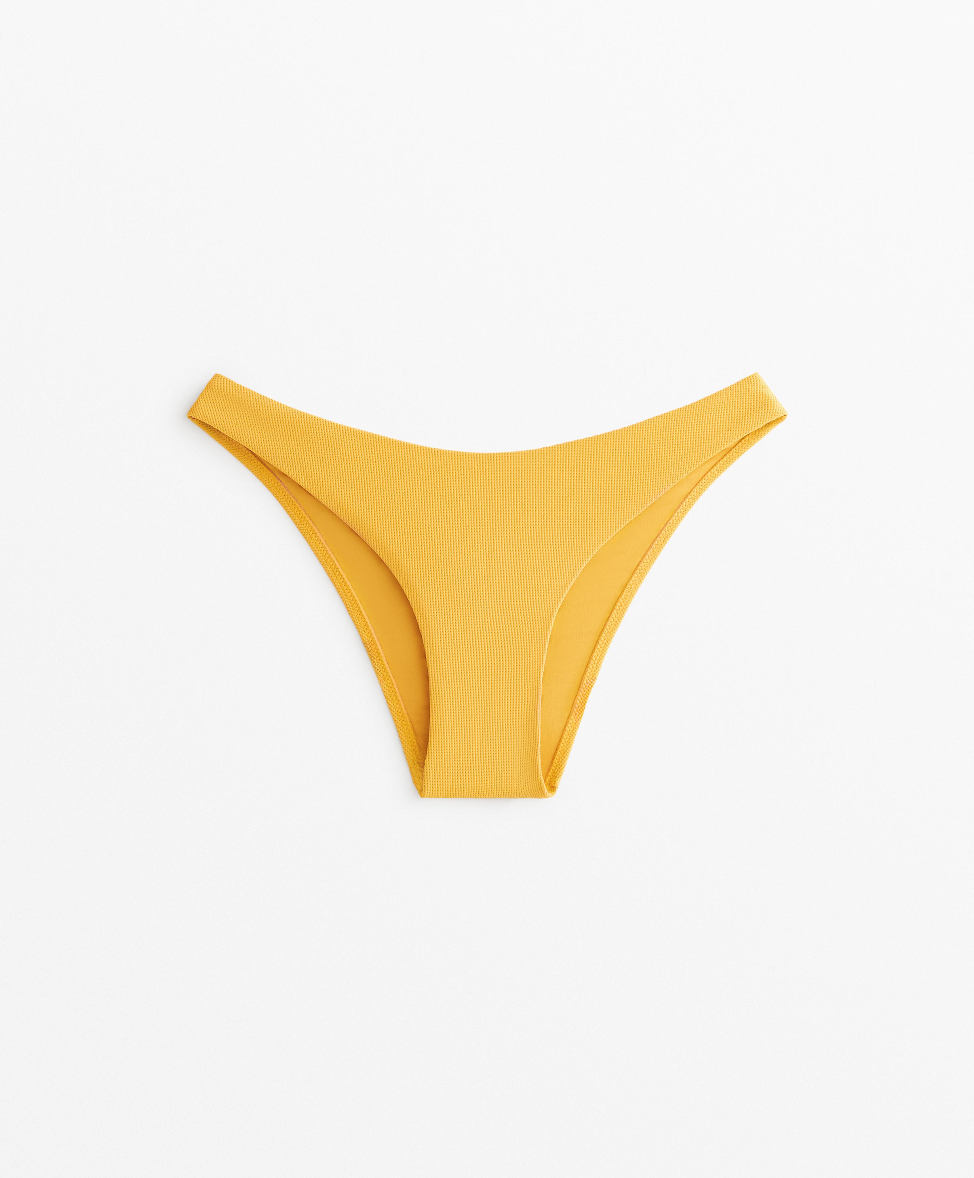 U CUT PIQUE MEDIUM BIKINI BOTTOMS
