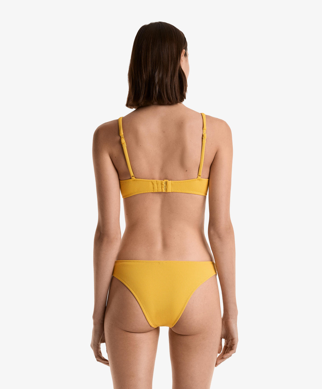 U CUT PIQUE MEDIUM BIKINI BOTTOMS
