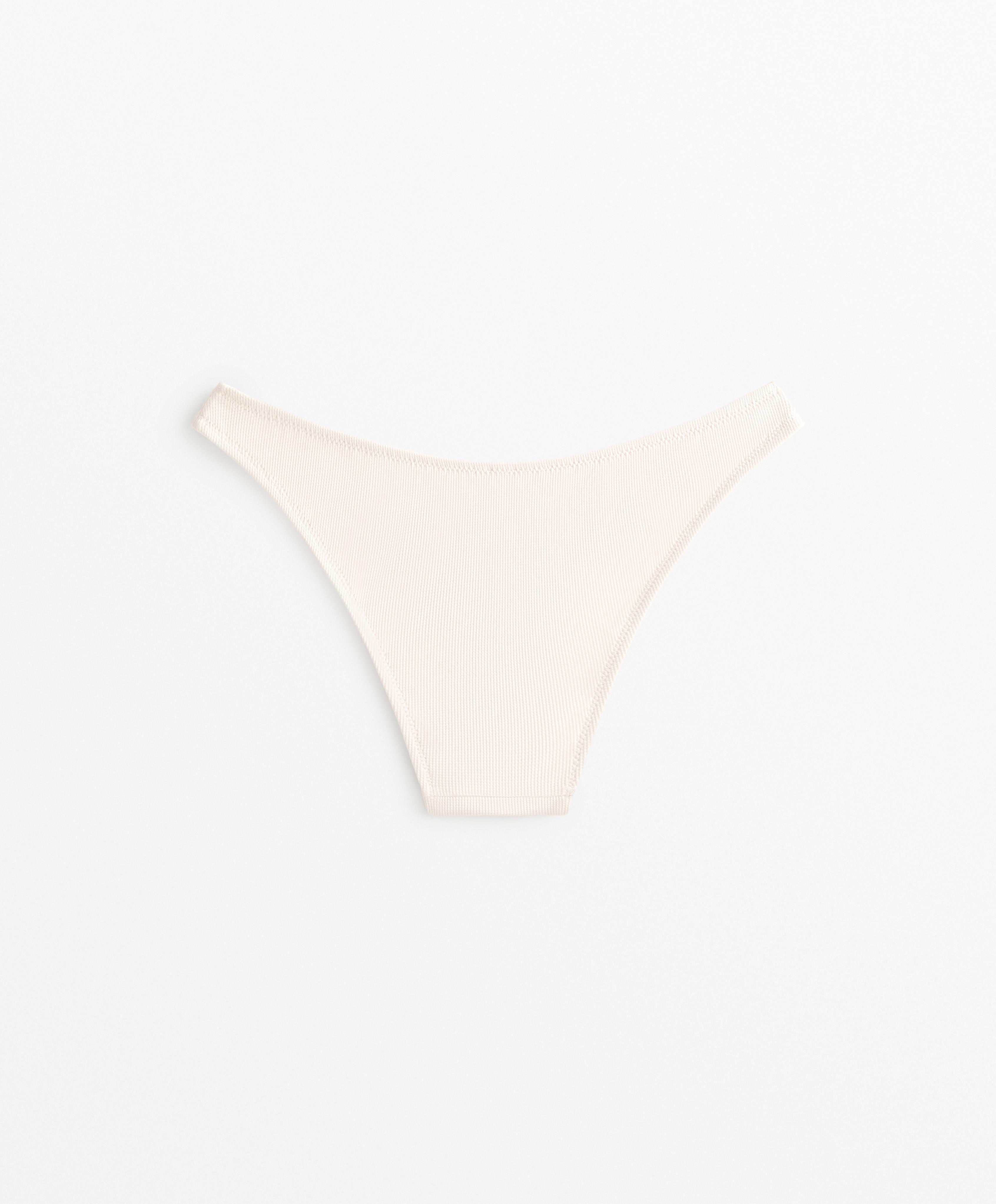 U CUT PIQUE MEDIUM BIKINI BOTTOMS