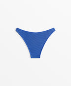 U CUT CRINKLE MID RISE BIKINI BOTTOMS