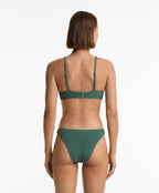 U CUT CRINKLE MID RISE BIKINI BOTTOMS