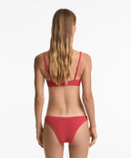 U CUT CRINKLE MID RISE BIKINI BOTTOMS