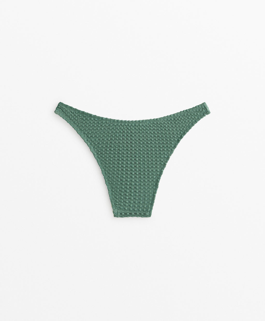 U CUT MEDIUM BIKINI BRIEFS IN BUBBLE CROCHET