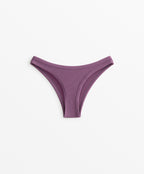 RIBBED U CUT MEDIUM BIKINI BOTTOMS