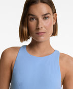 CROSSOVER STRAP PIQUE HALTERNECK SWIMSUIT