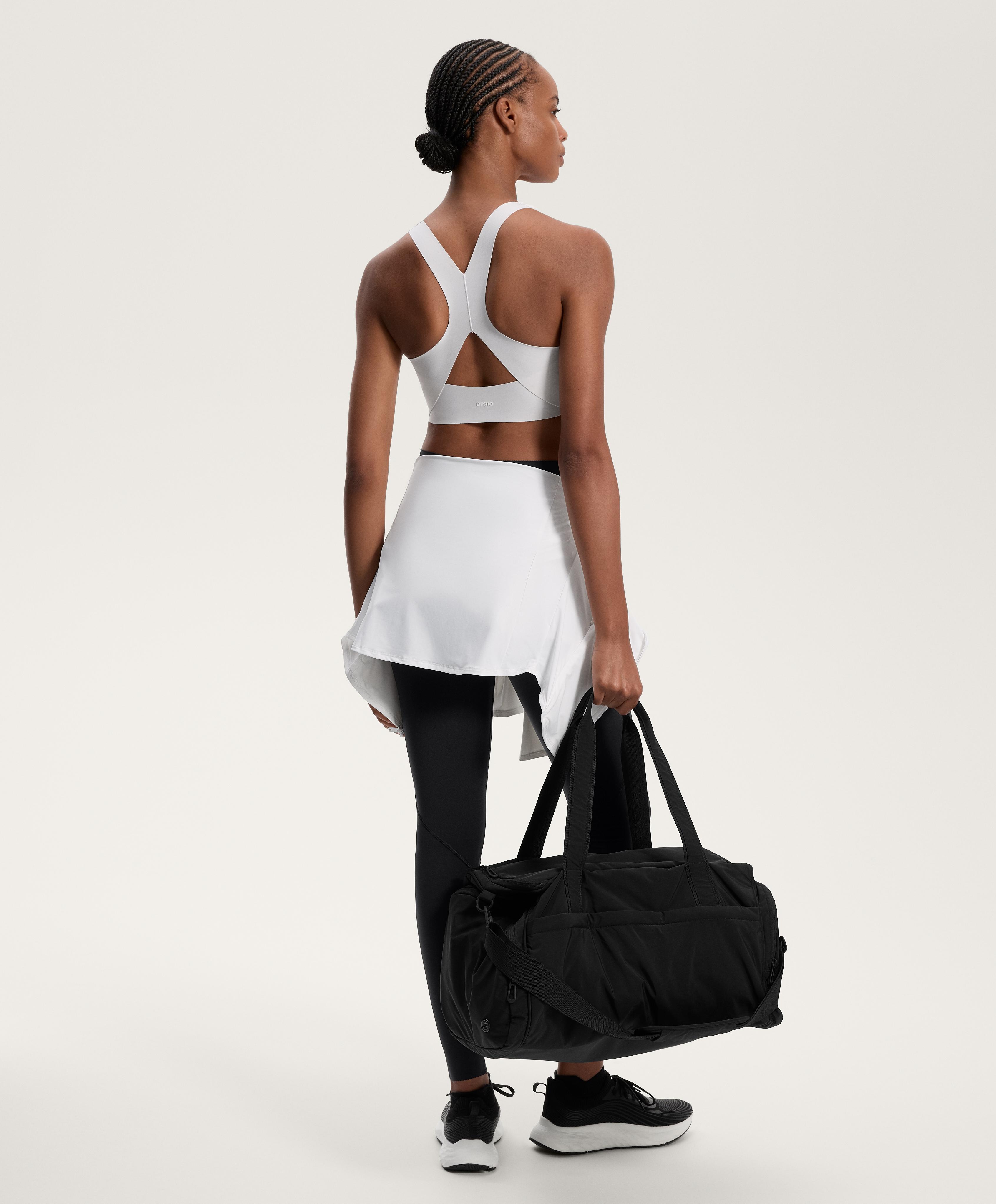 COMPRESSIVE MEDIUM SUPPORT BRA WITH CUPS