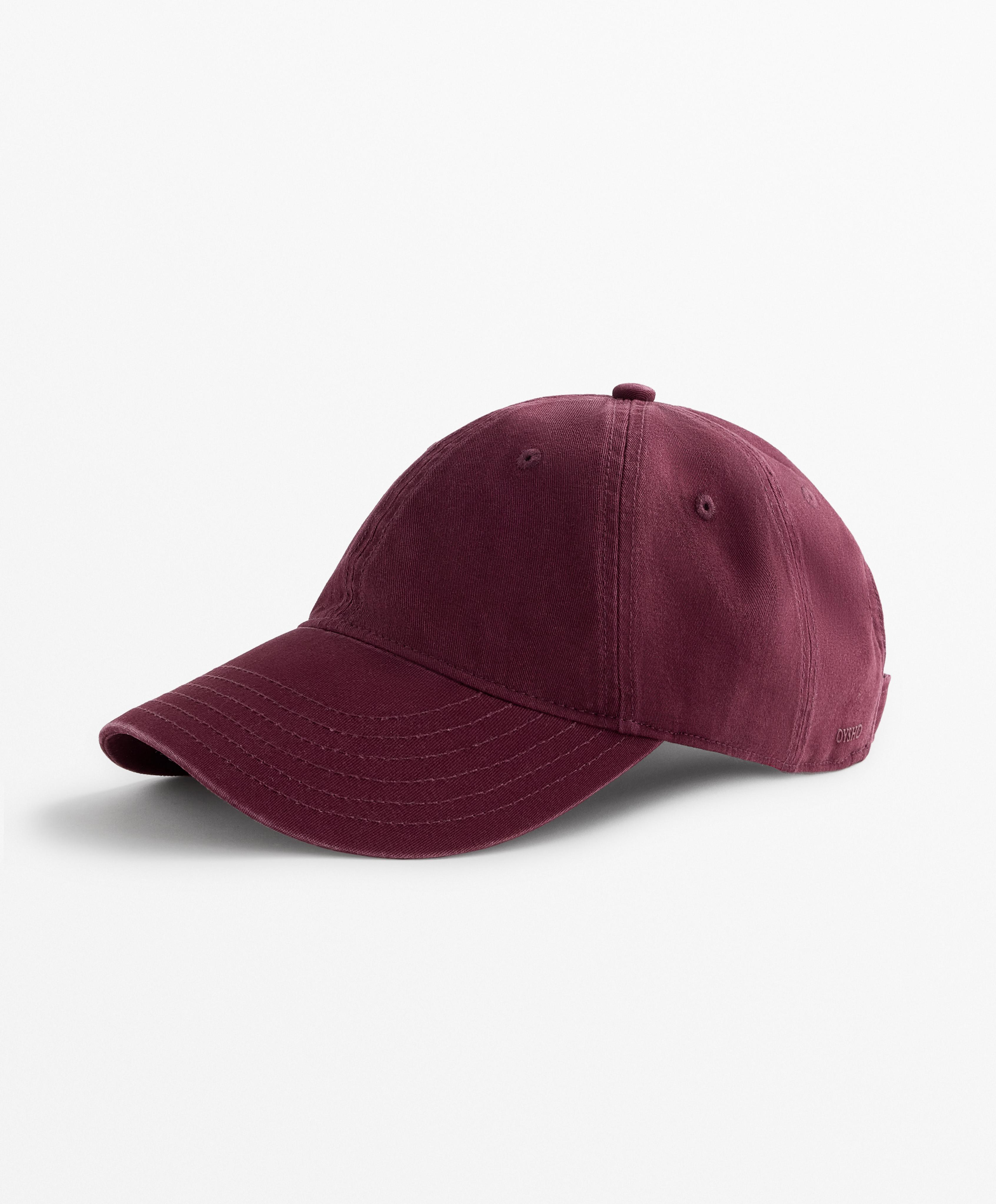 100% COTTON CAP WITH WASHED EFFECT