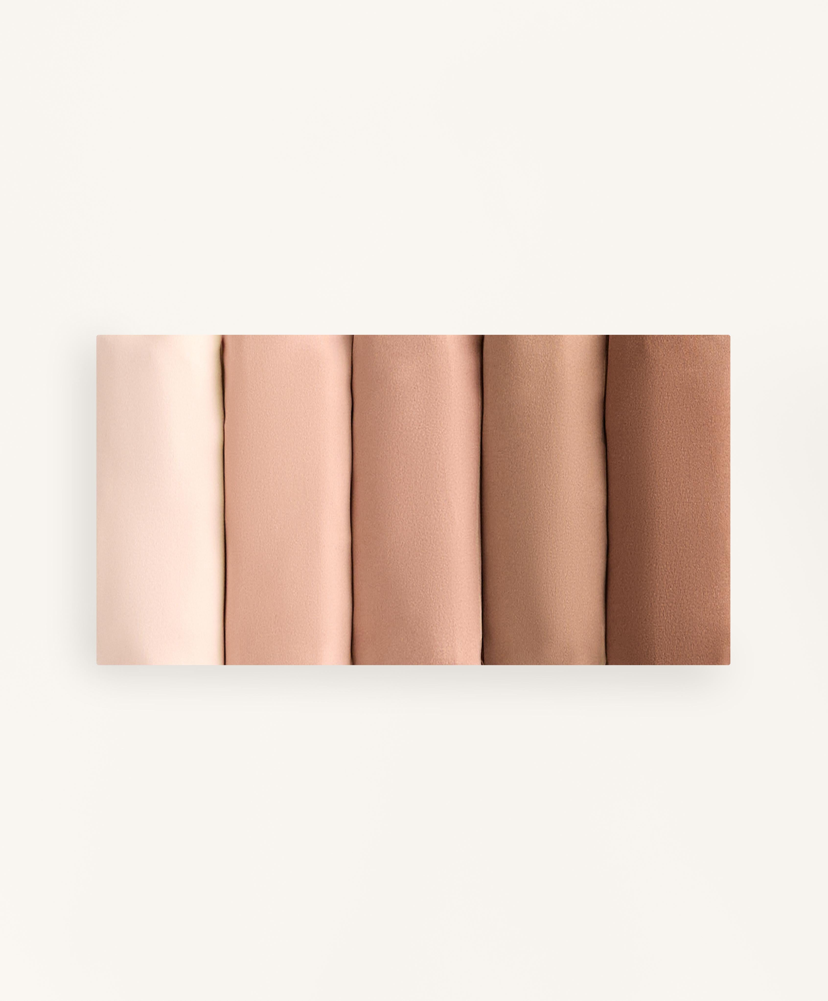 5 PANTONE POLYAMIDE BLEND INVISIBLE BRAZILIAN BRIEFS