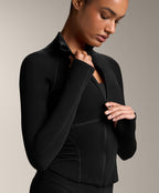 LIGHT WARM TECHNICAL JACKET WITH SEAMS
