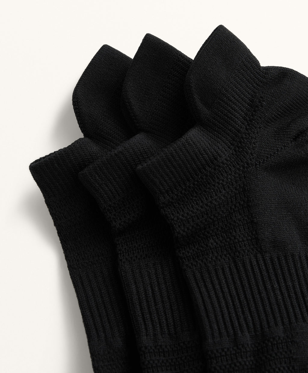 3 PAIRS OF SPORTS TAB POLYAMIDE BLEND SNEAKER SOCKS