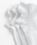 3 PAIRS OF SPORTS COTTON BLEND TAB SNEAKER SOCKS