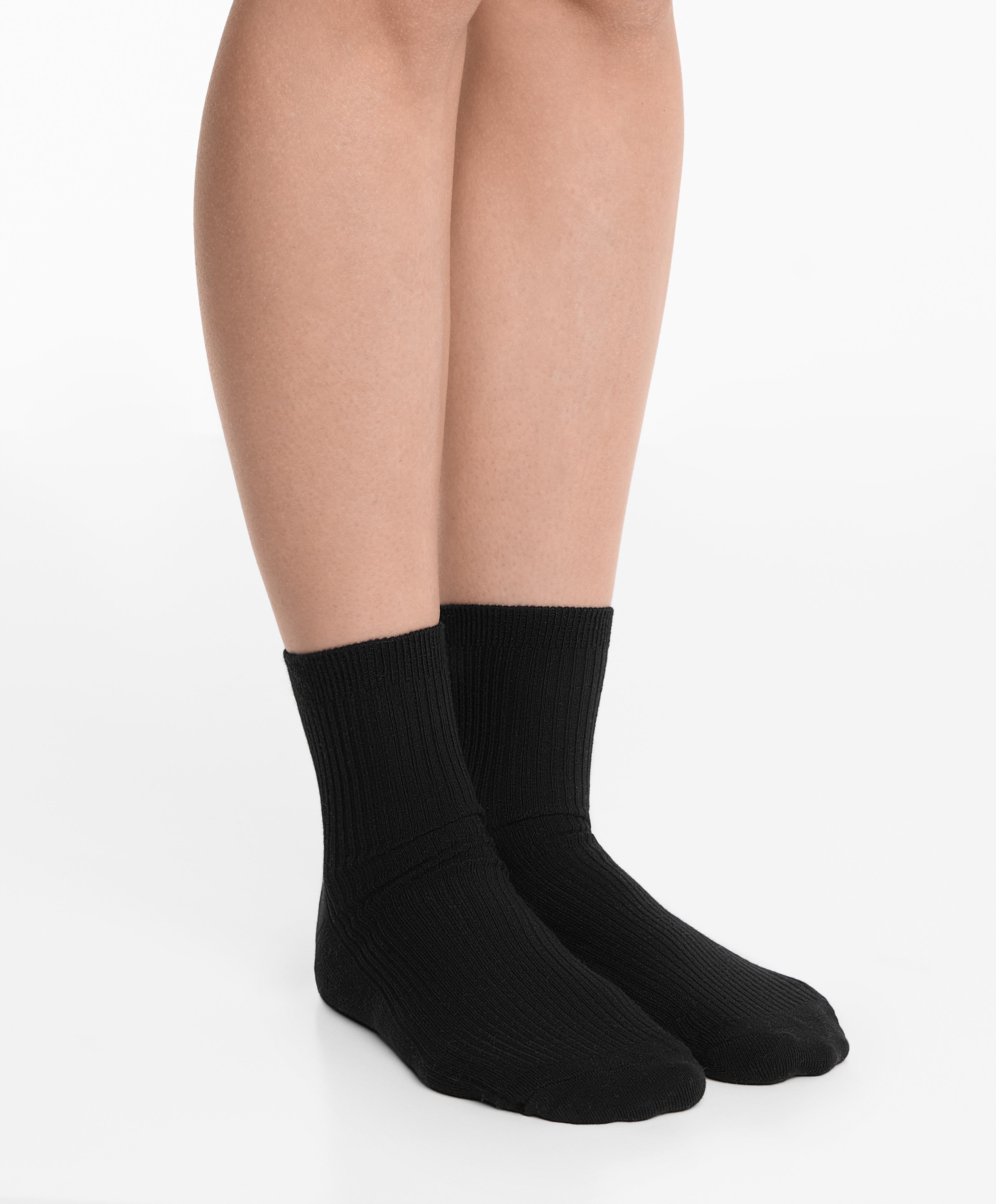 5 PAIRS OF QUARTER SOCKS WITH COTTON