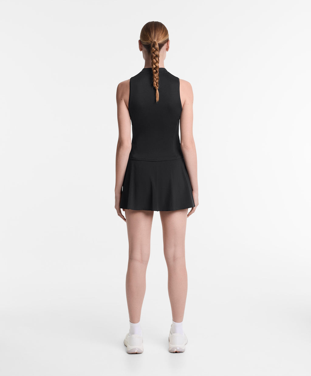 SLEEVELESS ZIP T SHIRT