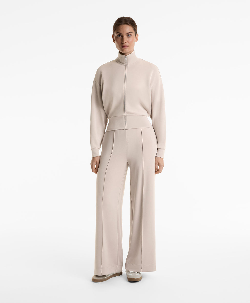 SOFT TOUCH HIGH NECK JACKET WITH MODAL