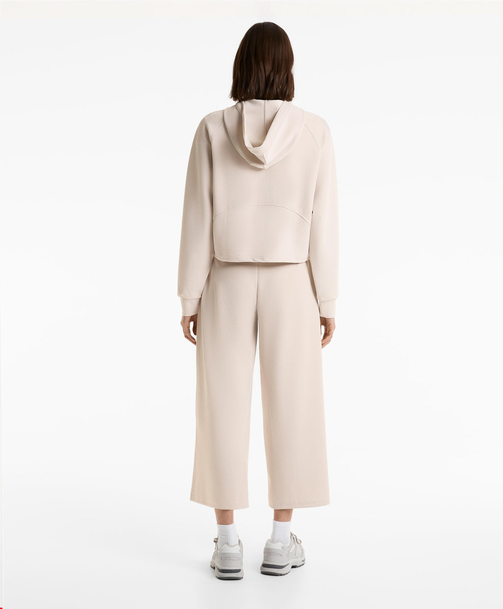 29% MODAL RIB HOODED JACKET