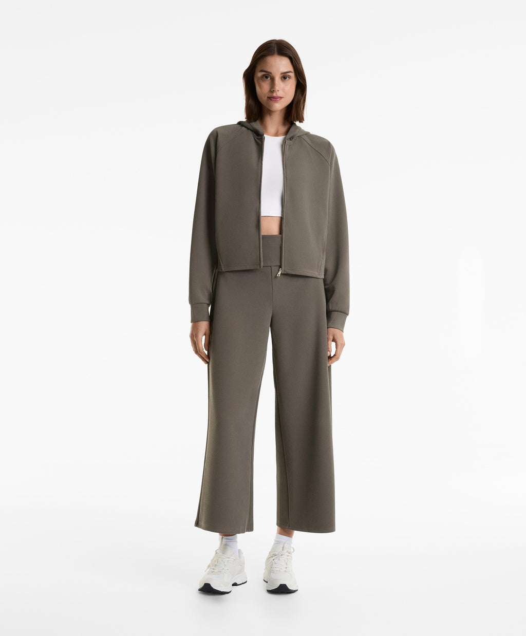 29% MODAL RIB HOODED JACKET