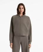 29% MODAL RIB HOODED JACKET