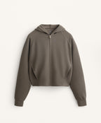 29% MODAL RIB HOODED JACKET