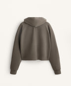 29% MODAL RIB HOODED JACKET