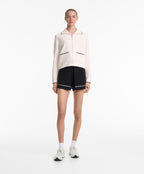 COTTON BLEND JACKET WITH CONTRAST DETAILS