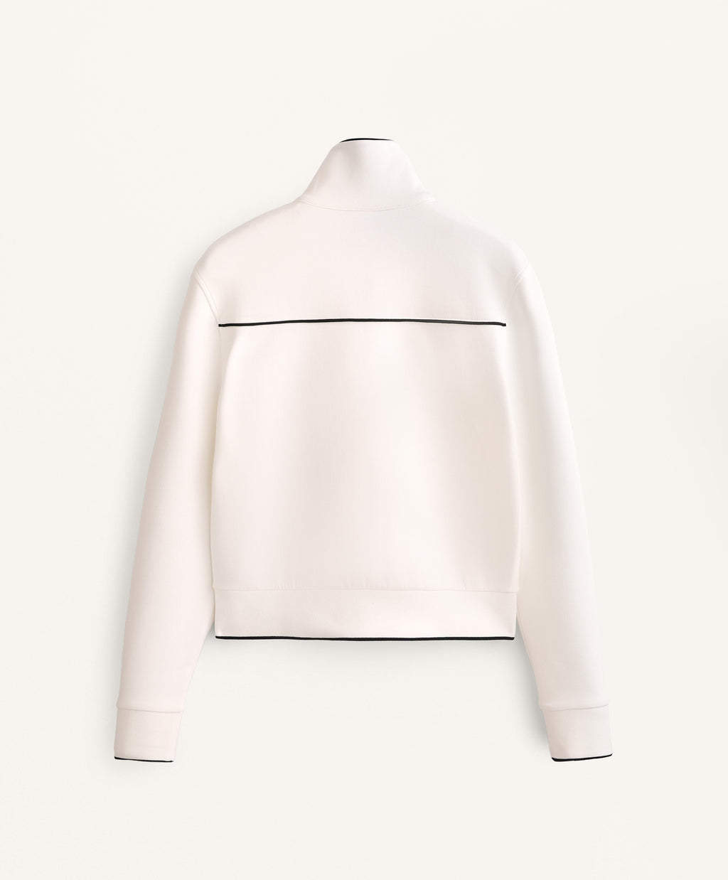 COTTON BLEND JACKET WITH CONTRAST DETAILS