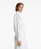COTTON MEDIUM WEIGHT PIQUE PIPING JACKET