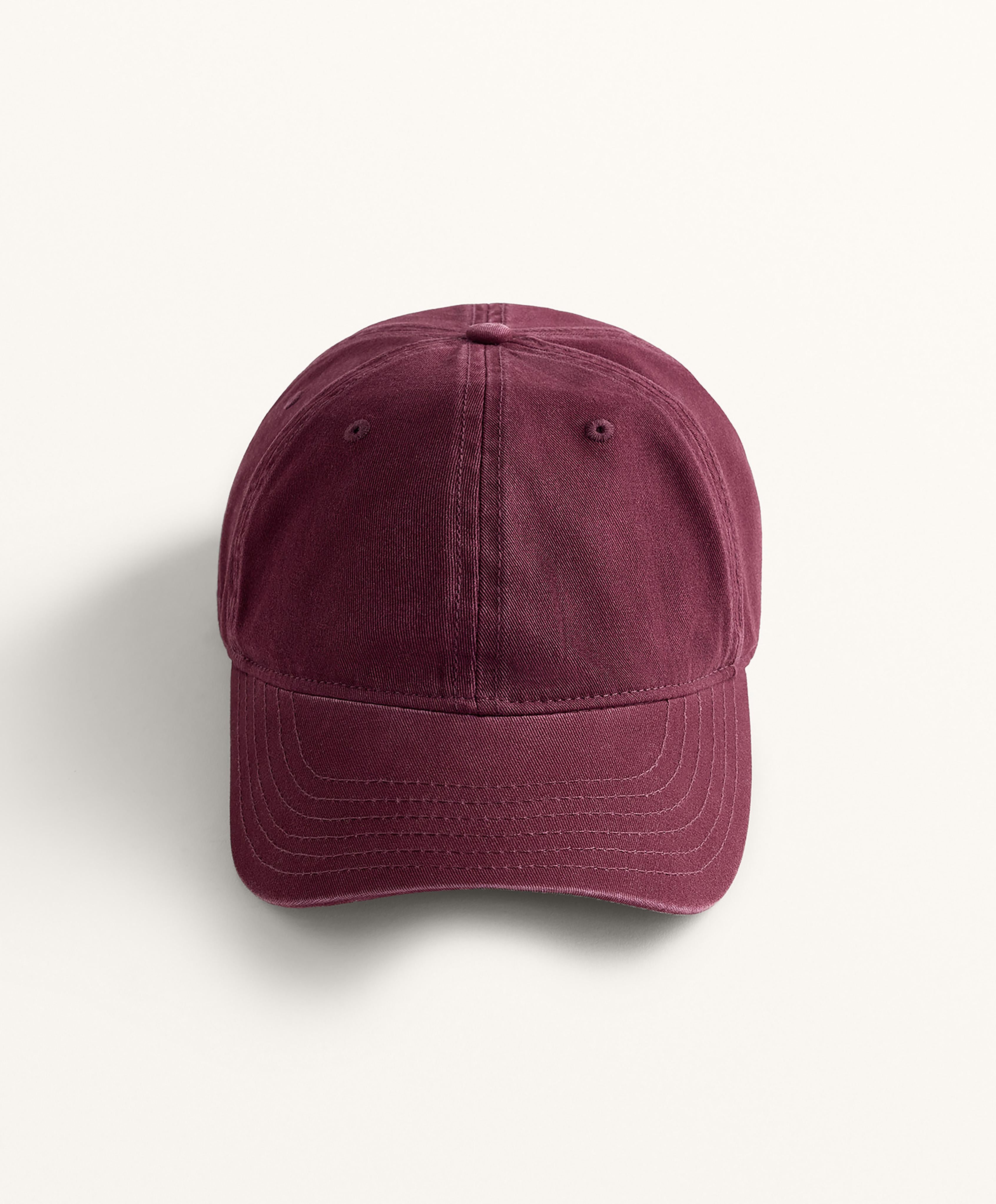 100% COTTON CAP WITH WASHED EFFECT