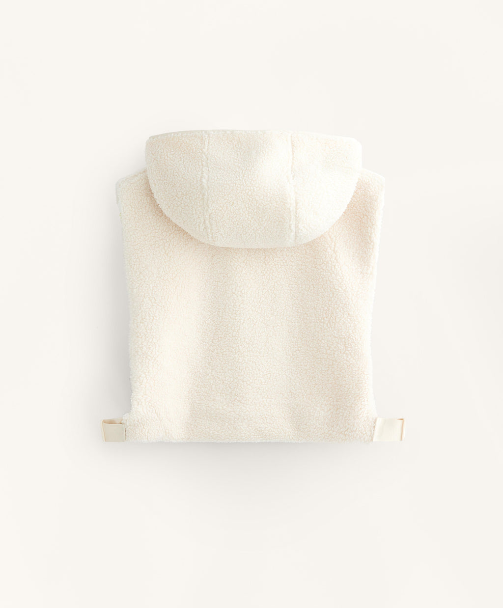 BORG GILET WITH HOOD