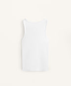 SLEEVELESS V NECK T SHIRT WITH COTTON AND MODAL