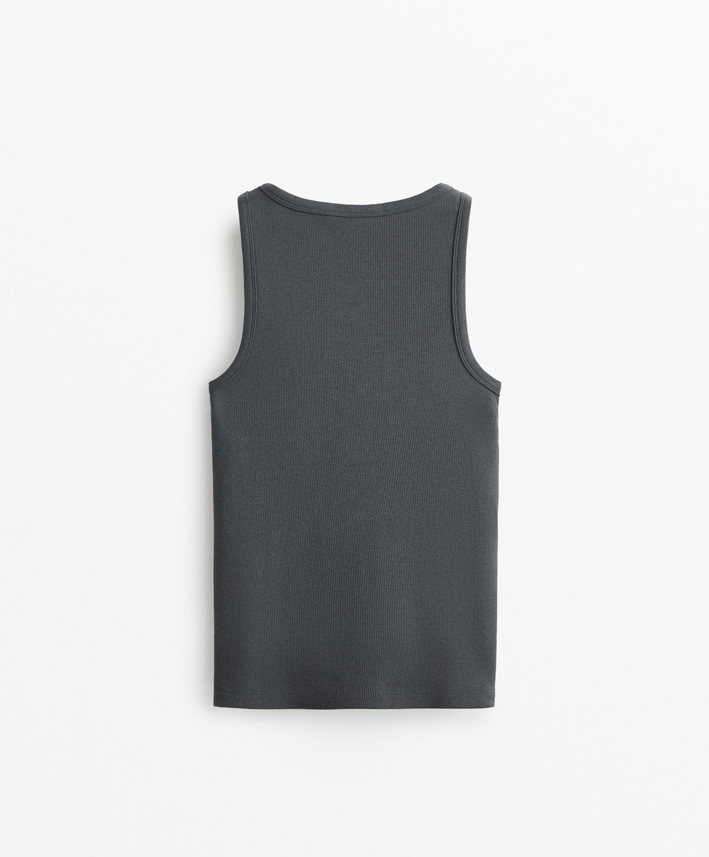 SLEEVELESS V NECK T SHIRT WITH COTTON AND MODAL