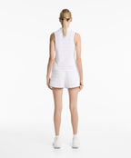 100% COTTON SLEEVELESS JACQUARD POLO SHIRT